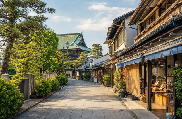Shibamata old town example photo